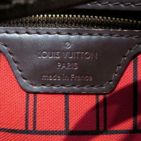 Louis Vuitton Shoulder Damier Bag PM Neverfull Tote - Picture 5 of 8